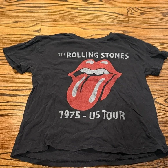 Marshalls Black Rolling Stones Graphic Tee - Picture 1 of 1
